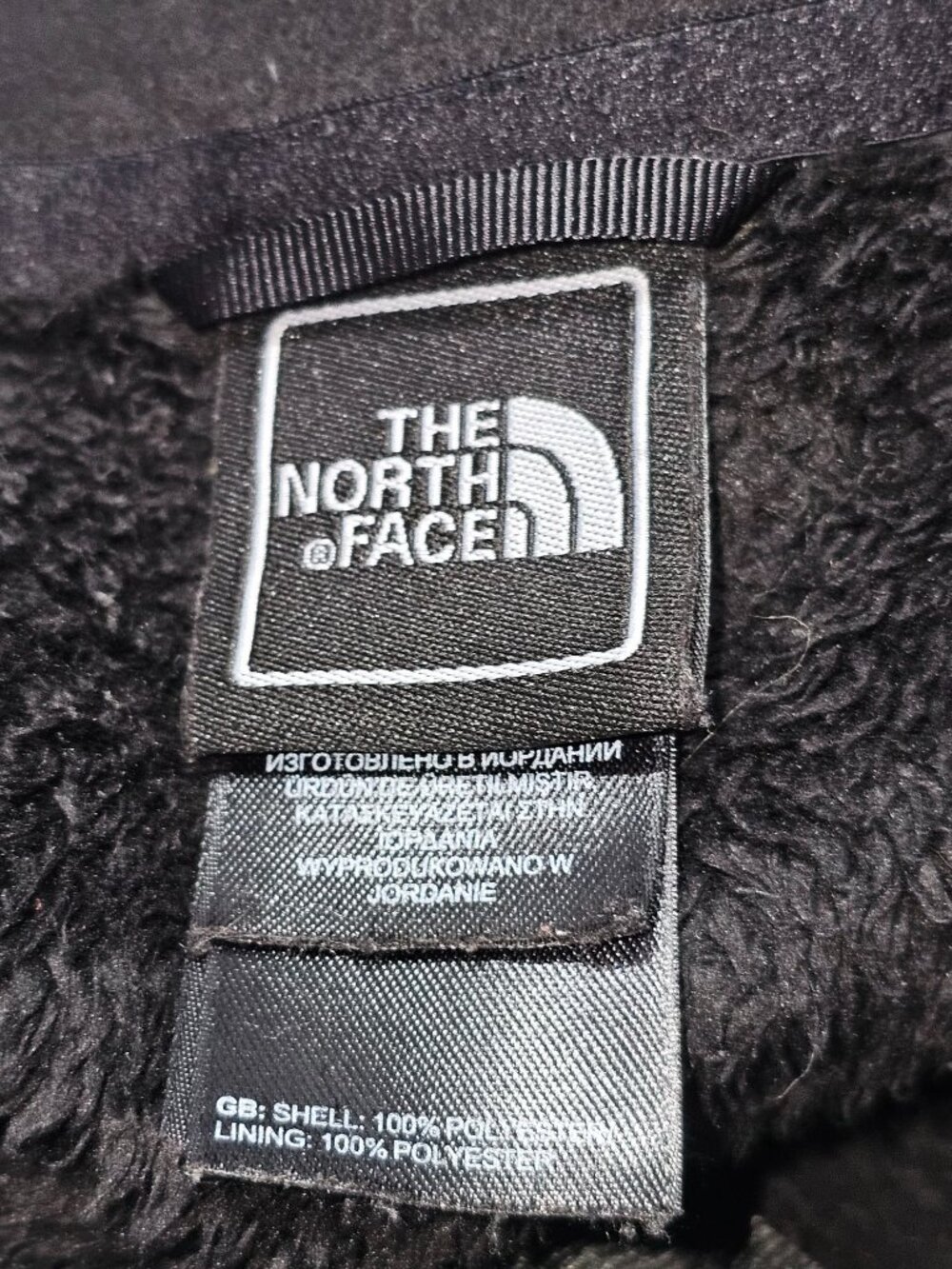 The North Face Women's Black Osito 2 Fleece Jacket Logo Size Medium 2881 - Picture 8 of 13